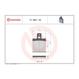 Brembo Prime Brake Pad Sinter Rear 07BB01SD
