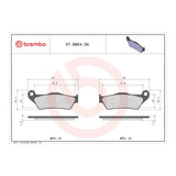 Brembo Prime Brake Pad Sinter Front 07BB04SA