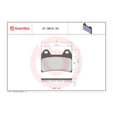 Brembo Prime Brake Pad Sinter Front 07BB19SA