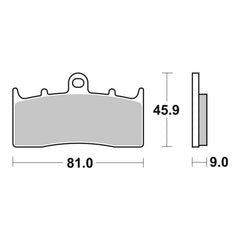 Brembo Prime Brake Pad Sinter Front 07GR62SA
