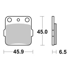 Brembo Upgrade Brake Pad Sinter Front 07HO22SX