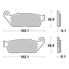 Brembo Prime Brake Pad Sinter Front 07HO30SA