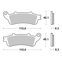 Brembo Prime Brake Pad Sinter Front 07HO42SA