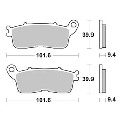 Brembo Prime Brake Pad Sinter Rear 07HO60SP
