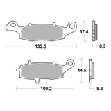 Brembo Prime Brake Pad Sinter Front 07KA18SA