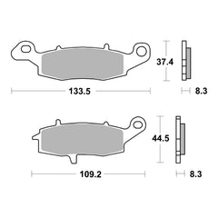 Brembo Prime Brake Pad Sinter Front 07KA18SA