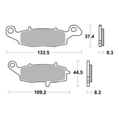 Brembo Prime Brake Pad Sinter Front 07KA19SA