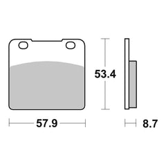 Brembo Prime Brake Pad Sinter Front 07SU06SA