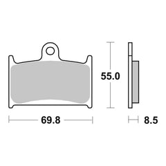 Brembo Prime Brake Pad Sinter Front 07SU14SA