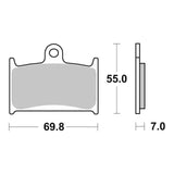 Brembo Prime Brake Pad Sinter Front 07SU22SA