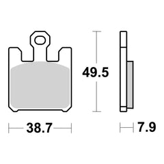 Brembo Prime Brake Pad Sinter Front 07SU26SA