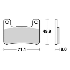 Brembo Prime Brake Pad Sinter Front 07SU27SA