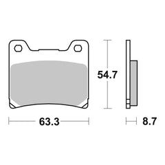 Brembo Prime Brake Pad Sinter Front 07YA11SA
