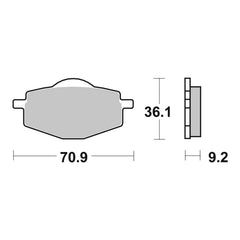 Brembo Prime Brake Pad Sinter Front 07YA14SD