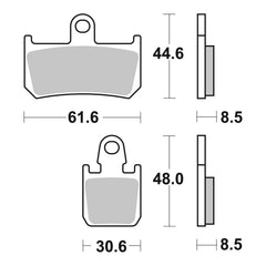 Brembo Prime Brake Pad Sinter Front 07YA46SA