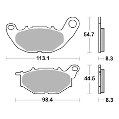 Brembo Prime Brake Pad Sinter Front 07YA52SA