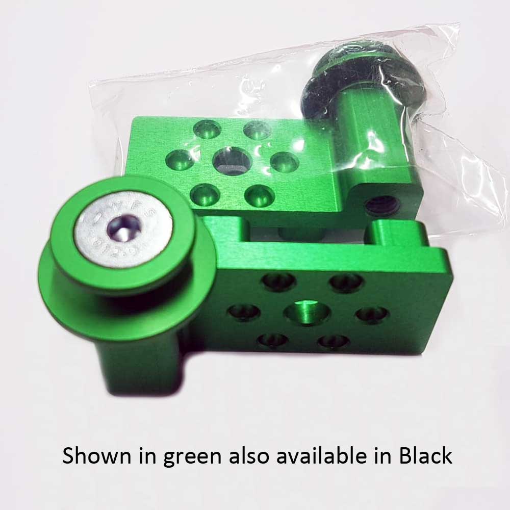 CHAIN ADJUSTER WITH PICK UP SPOOLS Z 125 - PRO - BR125 17-22 - BLACK - CAB634BLK
