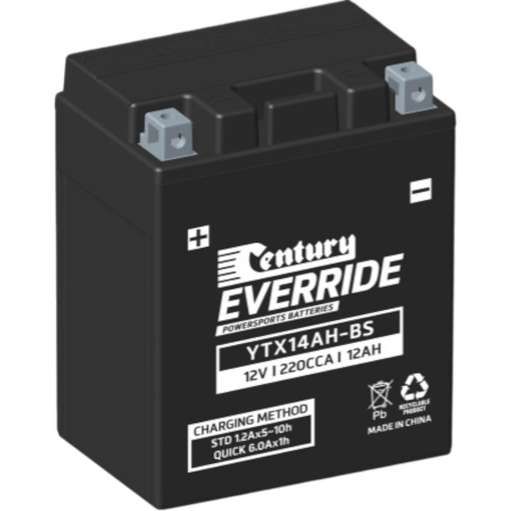 YTX14AH-BS Century Everride