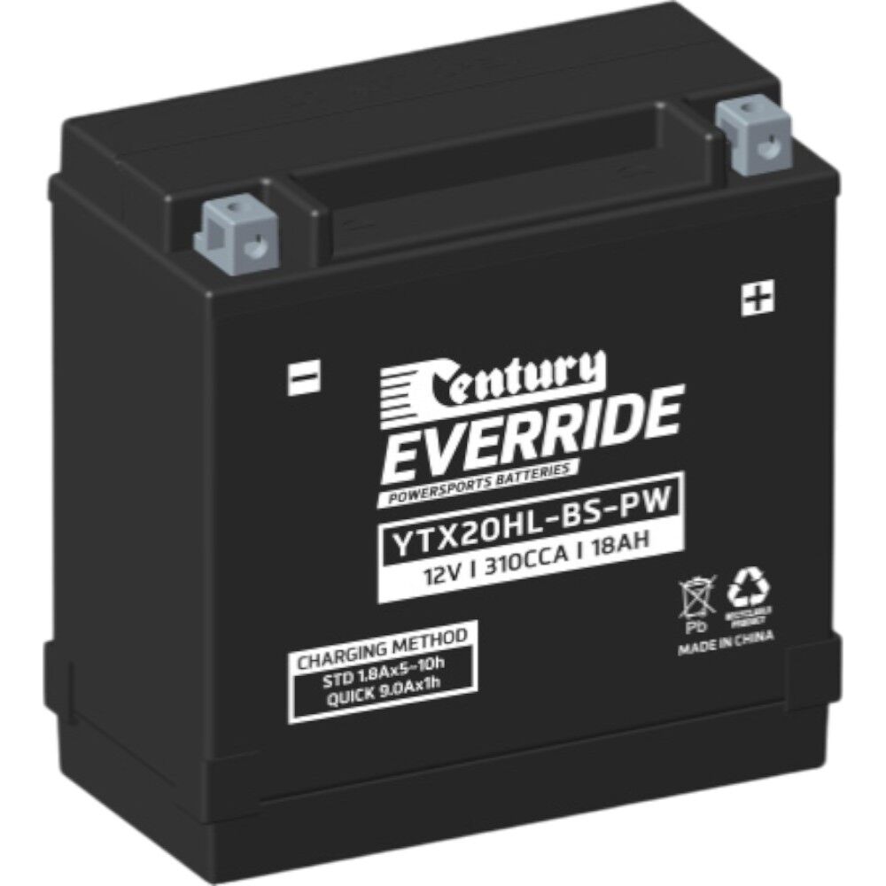 YTX20HL-BS-PW Century Everride