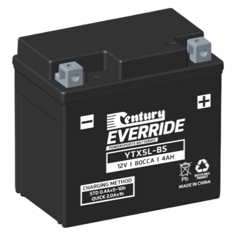 YTX5L-BS Century Everride