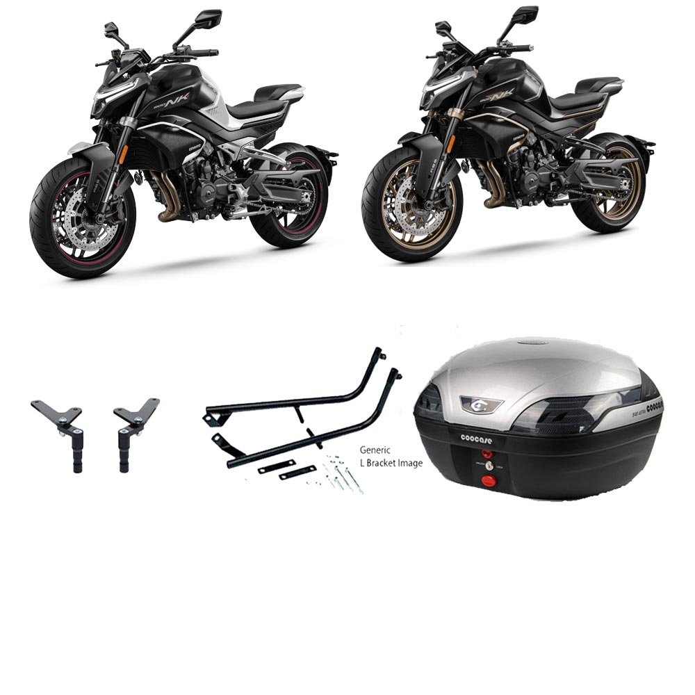 S48 Astra Silver Topbox Kit 800 NK ADVANCE & SPORT 23-25 - CF005S48BPSIL