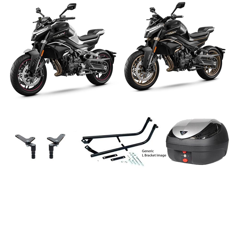 V36 Wizard Silver Topbox Kit 800 NK ADVANCE & SPORT 23-25 - CF005V36BPSIL