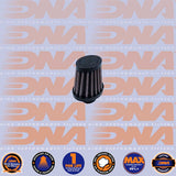 DNA FILTERS FEMALE OVAL RUBBER TOP 14mm INLET 53mm LENGTH AIR FILTER - CVO-1400