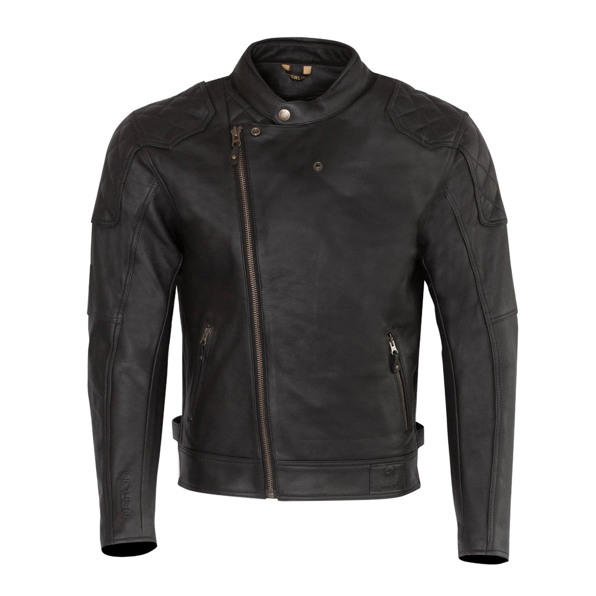 Merlin Chester Café D3O® Leather Jacket Black 50" 4XL - 65-060-08