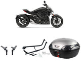 S48 Astra Silver Topbox Kit 1260 XDIAVEL (V2) 16-21 & XDIAVEL S (V2) 16-23 - D047S48BPSIL