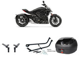 V36 Wizard Black Topbox Kit 1260 XDIAVEL (V2) 16-21 & XDIAVEL S (V2) 16-23 - D047V36BPBLK