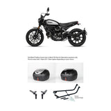 V36 Wizard Black Topbox Kit 800 SCRAMBLER (ALL) 20-22 - D056V36BPBLK