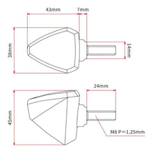 DRC 601 LED Flasher 12V - Orange (2 Pack)
