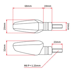 DRC 602 LED Flasher 12V (2 Pack) - Orange