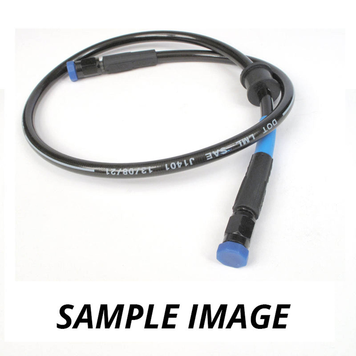 WMP Premade Brake Line - 200mm - (Dark Smoke)