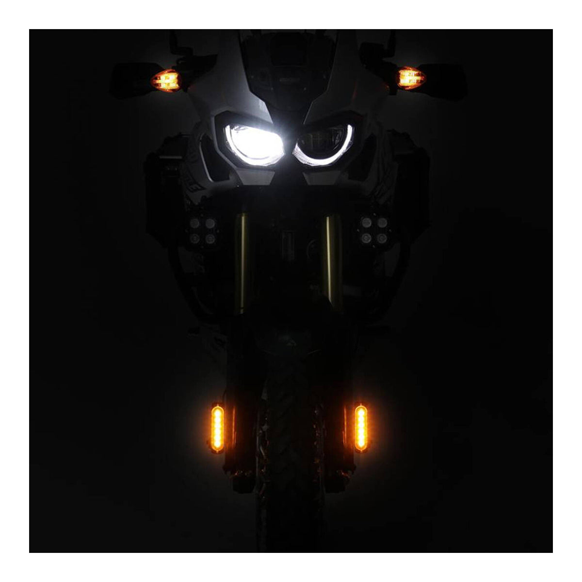 Denali DRL Amber Day Running Lights with Fender Mount Kit - Pair