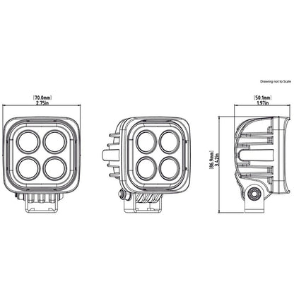 Denali S4 Led Light Pod - DataDim™ Technology - Single