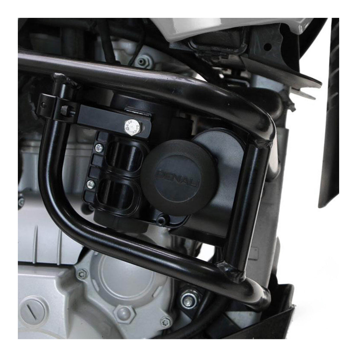 Denali Engine Guard/Crashbar SoundBomb Compact Horn Mount - 21-29mm Black