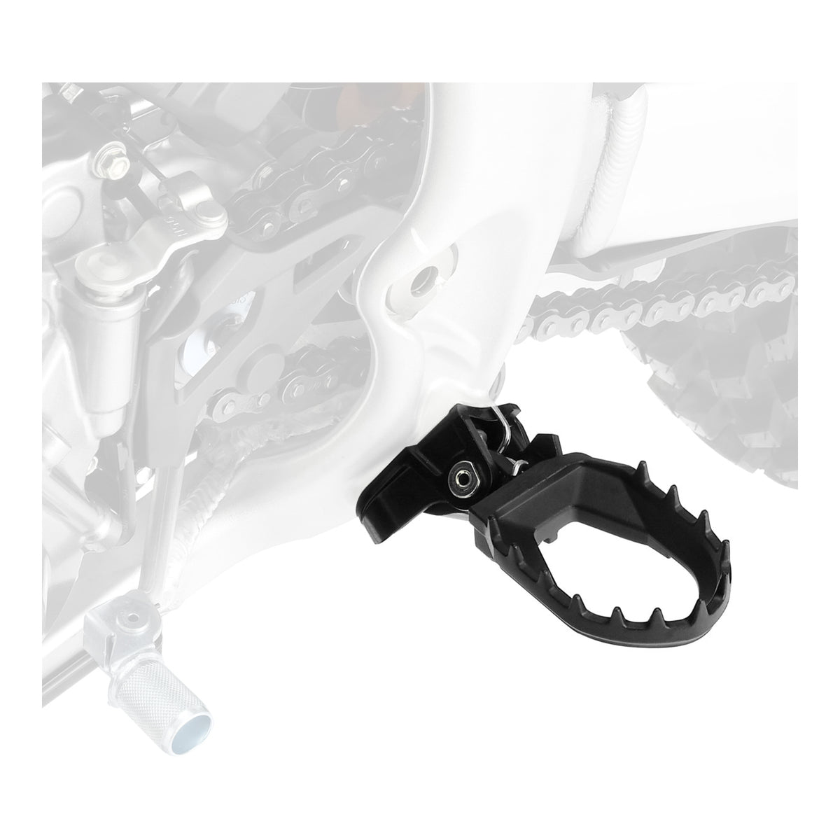 Zeta Max Foot Pegs - Honda CRF250R - Black