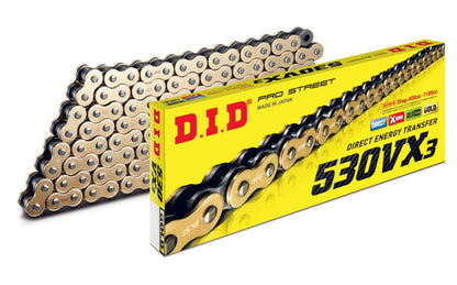 530/50VX3  GB -114  ZB     PRO STREET  X-RING  GOLD&BLK