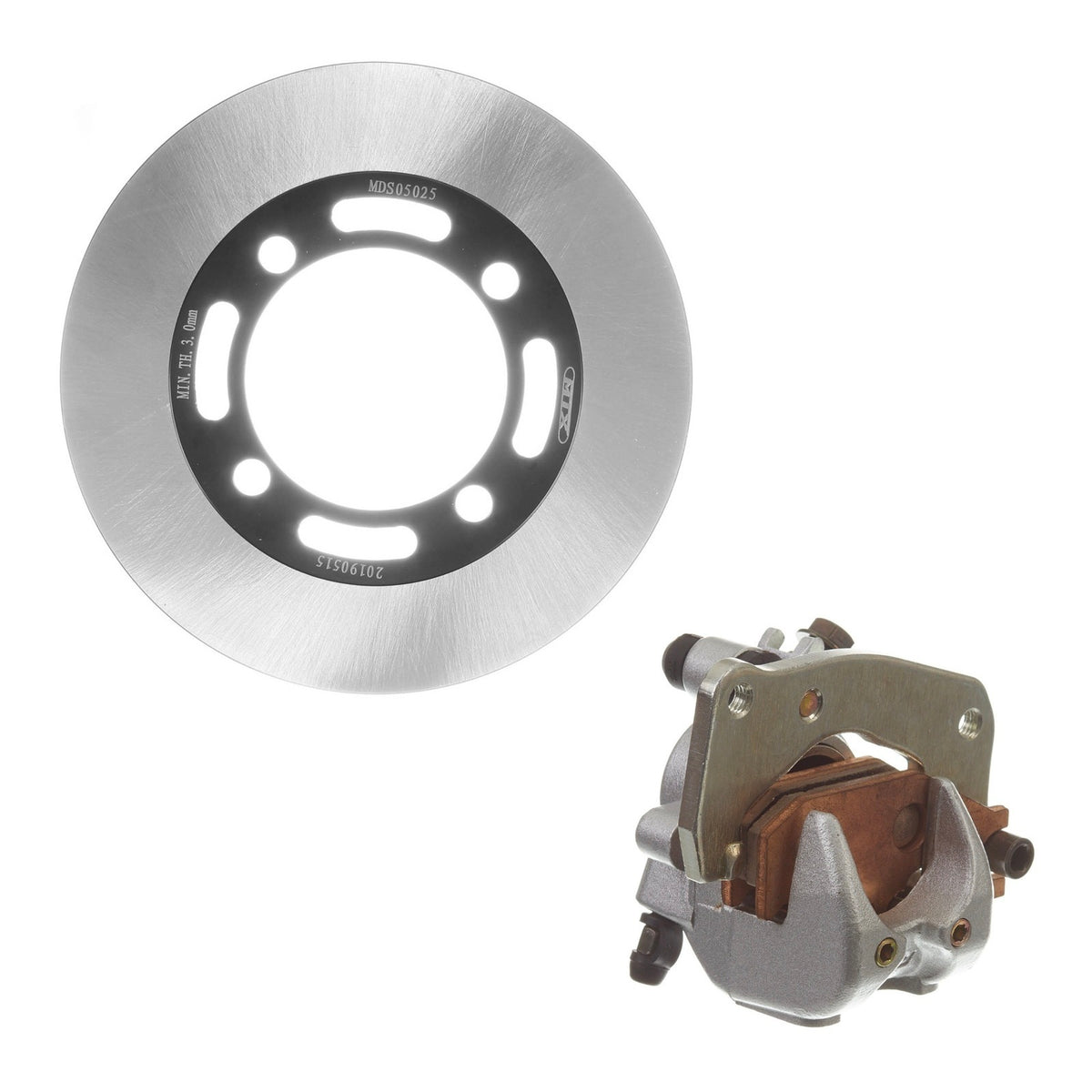 Brake Caliper & Disc Kit - ATV Suzuki LTA/LTF400 Front Left