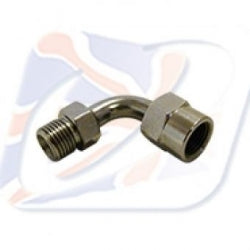 90 Deg Connector 1 x BSP Male 1 x BSP Female Swivel - E690