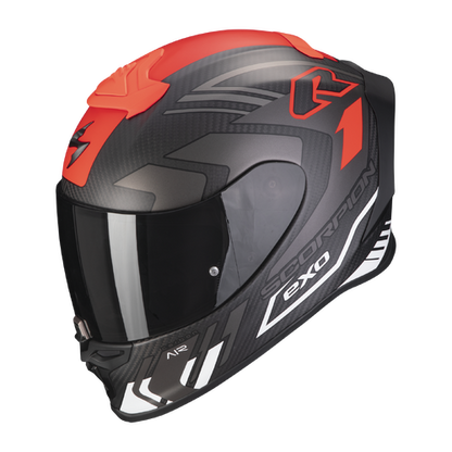 Scorpion Exo Exo-R1 EVO Carbon Air Supra - Matte Blk/sil/wht