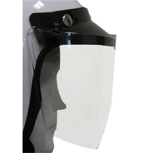 Flip UP Universal Visor with Peak Clear (Bl-11)