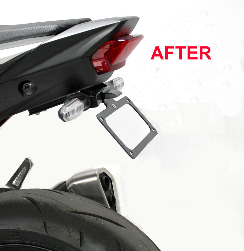 OGGY FENDER ELIMINATOR CB 750 (HORNET) 23-25 (Black) - FE574