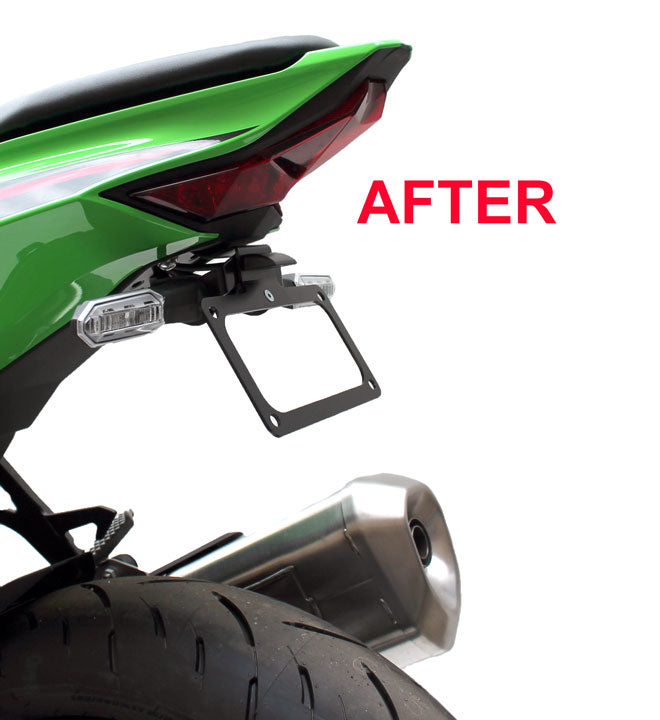 OGGY FENDER ELIMINATOR ZX-4R & ZX-4RR 24-25 (Black) - FE666