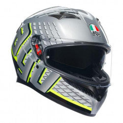 AGV K3 - FORTIFY GREY/BLACK/YELLOW FLUO M - 77-396-07