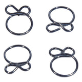 Hose Clamp Refill Kit - Contains 4 Wire type clamps 7.6mm I.D. (FS013-0029)