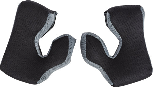 Spare Part - Fly Racing Formula CP Cheek Pads - Black/Grey - 2XL