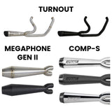 Shorty 2-1 Full System to suit Harley Davidson Softail (18-Up)