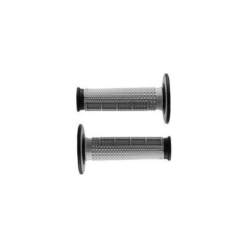 RENTHAL GRIPS DUAL COMPOUND HALF WAFFLE BLK/GRY Q70 (G151)